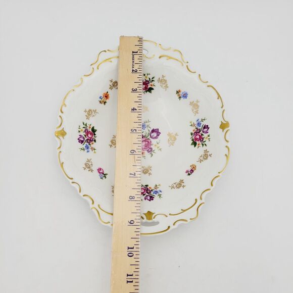 Reichenbach Vtg Porcelain Handled Serving Bowl/Plate German Democratic Republic - Picture 9 of 10
